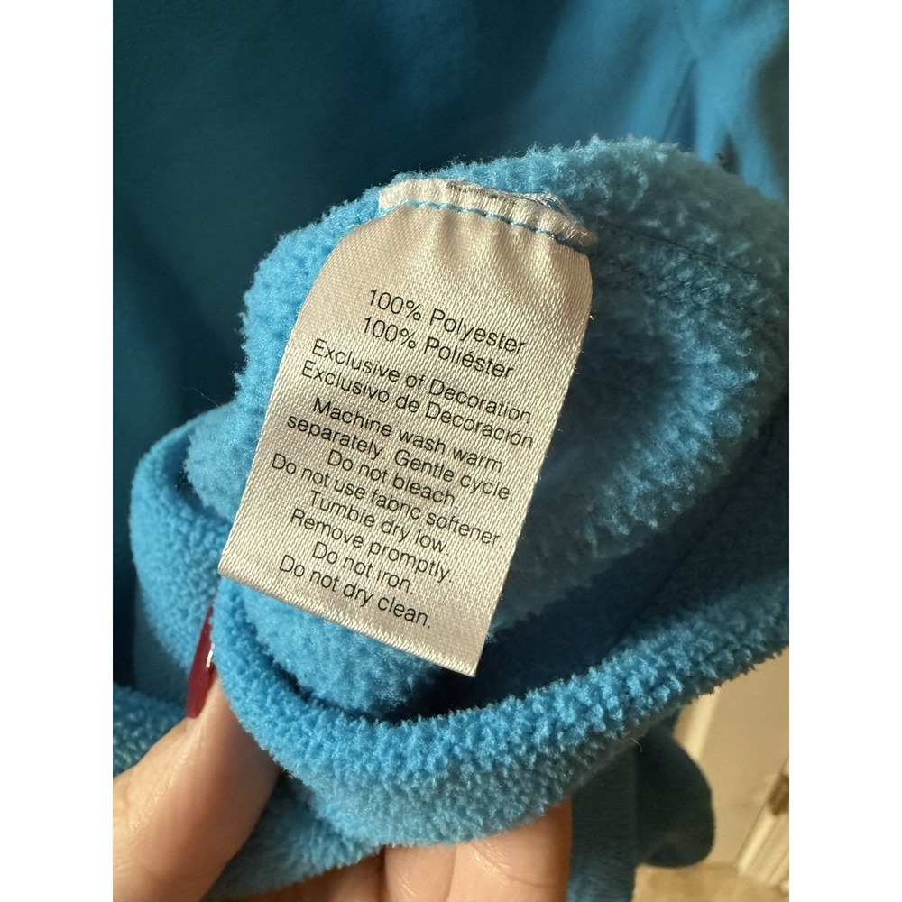 Eddie Bauer Women's Fleece Quarter Zip Pullover Blue Size‎ Large - Picture 6 of 8